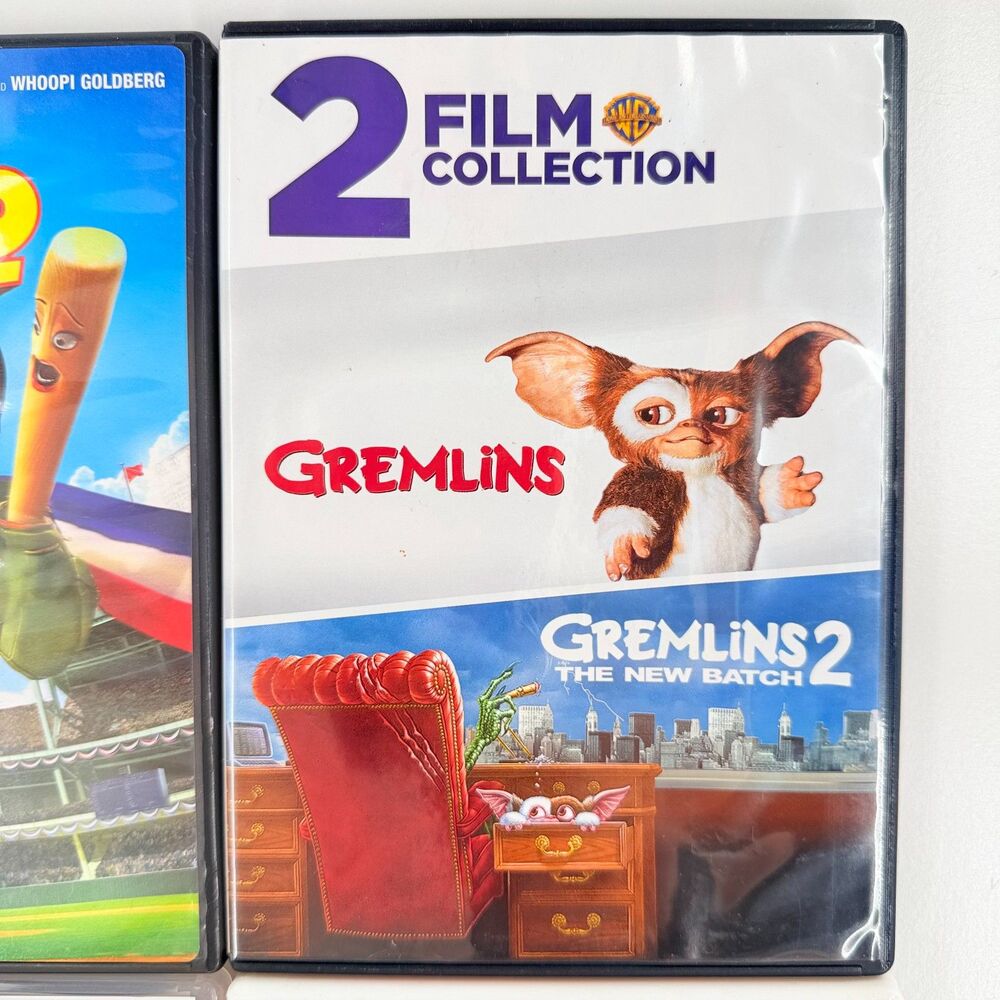 6 DVD Movie Lot Disney Beauty Beast Gremlins Cat Hat Pinocchio Family Kids - Picture 5 of 9